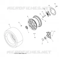 RUEDAS, REAR and HUB
