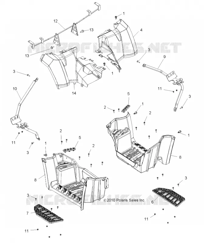 TRASERO CAB and FOOTWELL