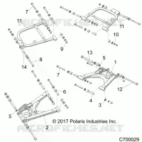 SUSPENSION TRASERA CONTROL ARMS
