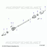 TREN, DRIVE SHAFT, FRONT