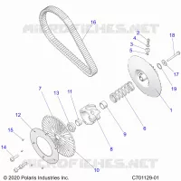 TREN, SECONDARY CLUTCH/BELT