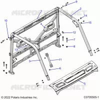CHASSIS, CAB BASTIDOR