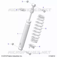 SUSPENSION, SHOCK TRASERO