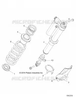 SUSPENSION TRASERA SHOCK MOUNTING