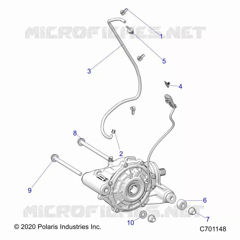 TREN, FRONT GEARCASE MOUNTING