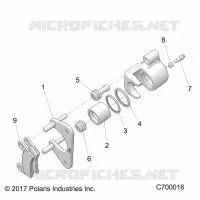 BRAKES, PINZA TRASERA