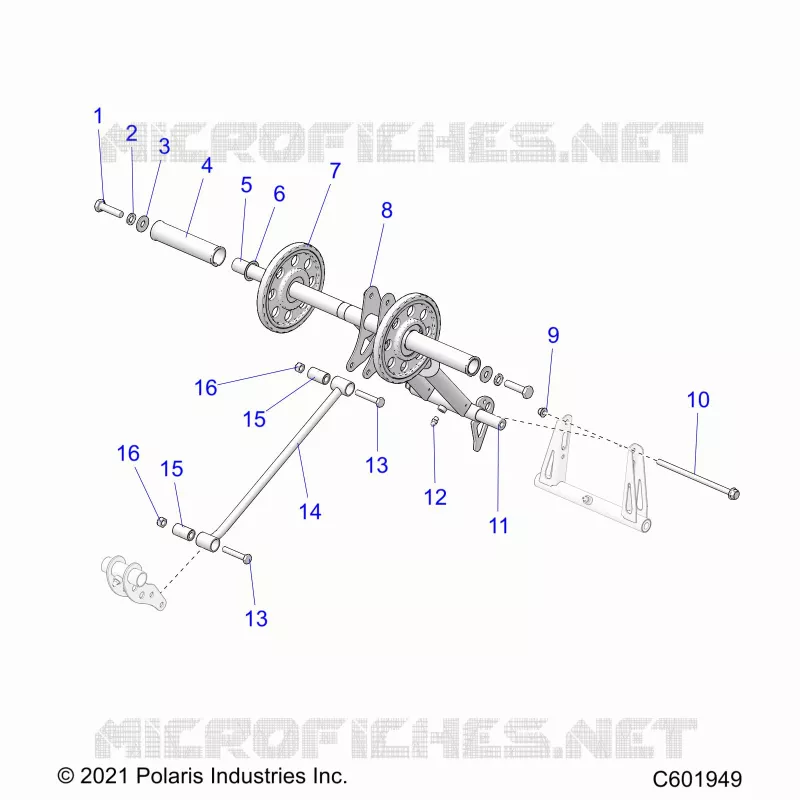 SUSPENSION, TRASERO ARM PAR