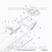 CHASIS, REAR, MISC. COVERS AND SNOWFLAP