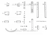 OPCIONES, 4 PASS HARD DOOR REPLACEMENT HARDWARE
