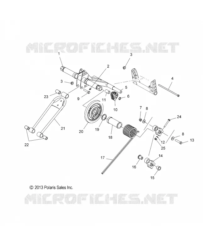 SUSPENSION, TRASERO ARM PAR