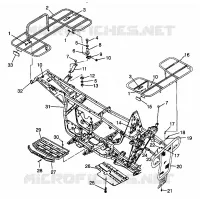 PARACHOQUES / TRANSPORTIN MOUNTING MAGNUM 2X4 W98AA42A (4945524552A007)