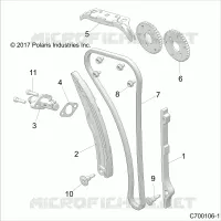 LA CADENA DE LEVAS AND TENSIONER