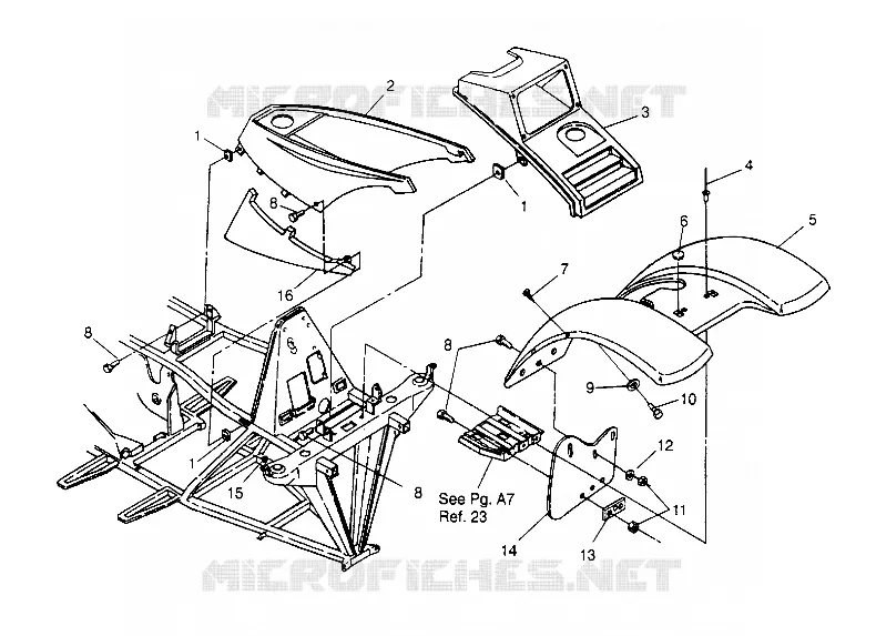 MONTAJE FRONTAL CAB Trail Blazer W957221 (4930363036A005)
