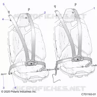 ASIENTO BELT MOUNTING 4 POINT