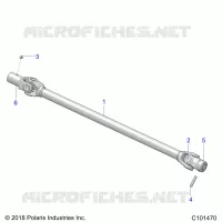 TREN, PROP SHAFT, FRONT