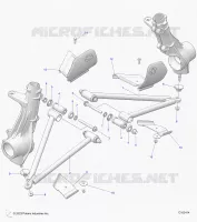 SUSPENSION, A-ARM AND PUNTAL MOUNTING