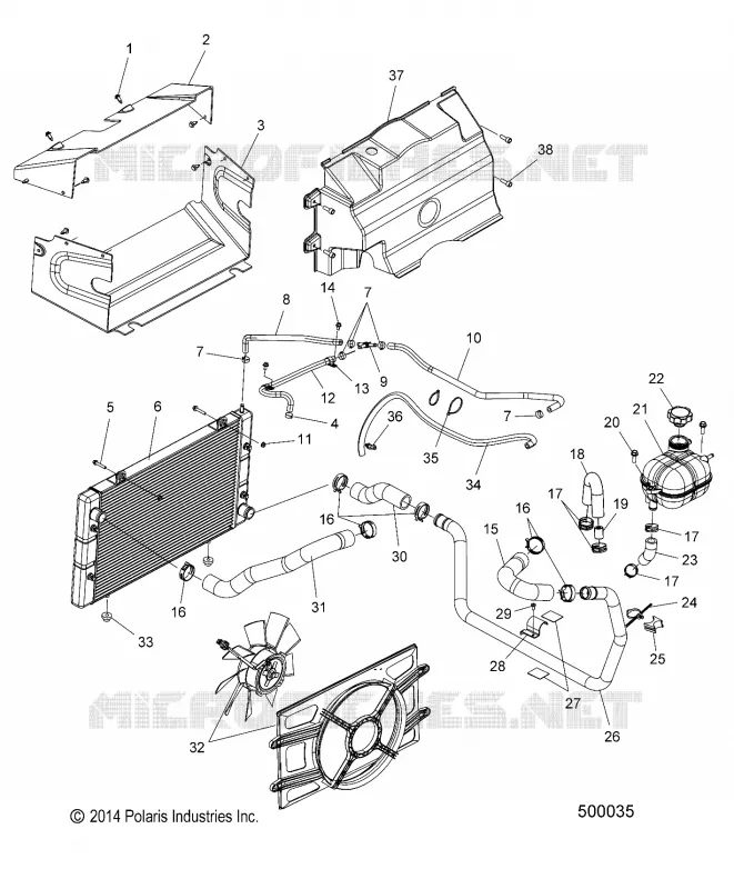 ENFRIAMIENTO SYSTEM (VIN 57XAAPFA7G7114448 AND BEFORE)