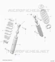 SUSPENSION TRASERA SHOCK AND MOUNTING