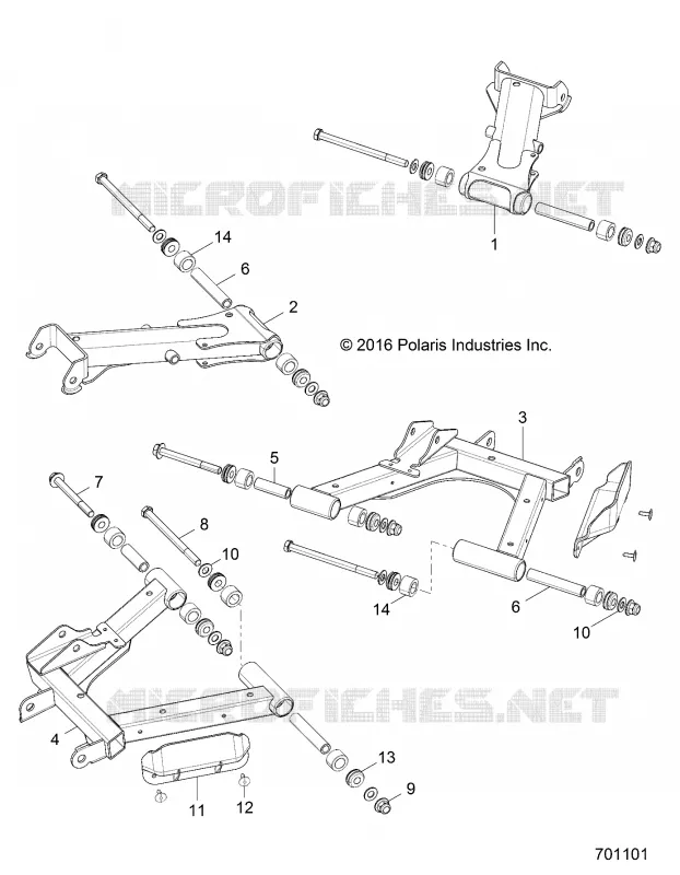 SUSPENSION TRASERA CONTROL ARMS