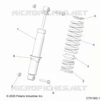 SUSPENSION TRASERA SHOCK