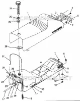 ASIENTO Y tanque de gas ASAMBLEA RXL 0940768 (4925062506003A)