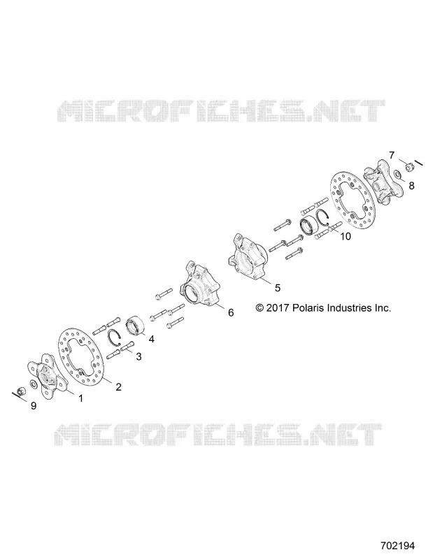 SUSPENSION TRASERA CARRIER AND HUB