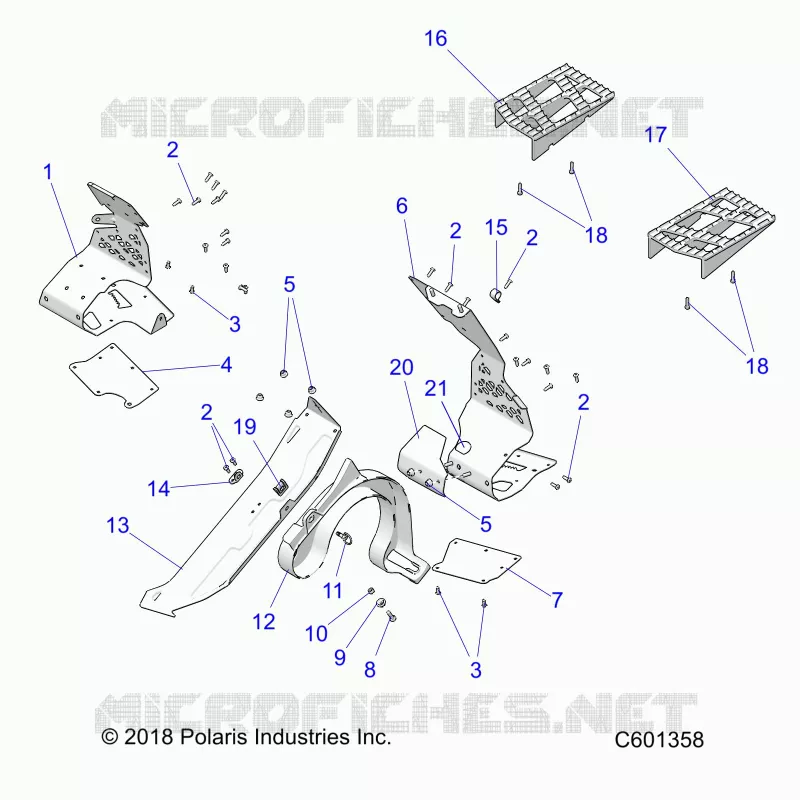 CHASSIS, PROTECCIÃ³N DEL EMBRAGUE AND FOOTRESTS