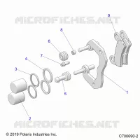 FRENO TRASERO CALIPER