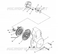 ARRANQUE DE RETROCESO ASSEMBLY 500 EFI / 0930674 and  500 EFI SKS / 0930574 (4922962296037A)