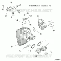 ENGINE, INTAKE AND CUERPO DE MARIPOSA
