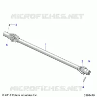 TREN, PROP SHAFT, FRONT