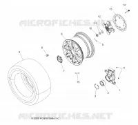 RUEDAS, REAR and HUB