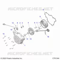 ENGINE, STATOR AND FLYRUEDA