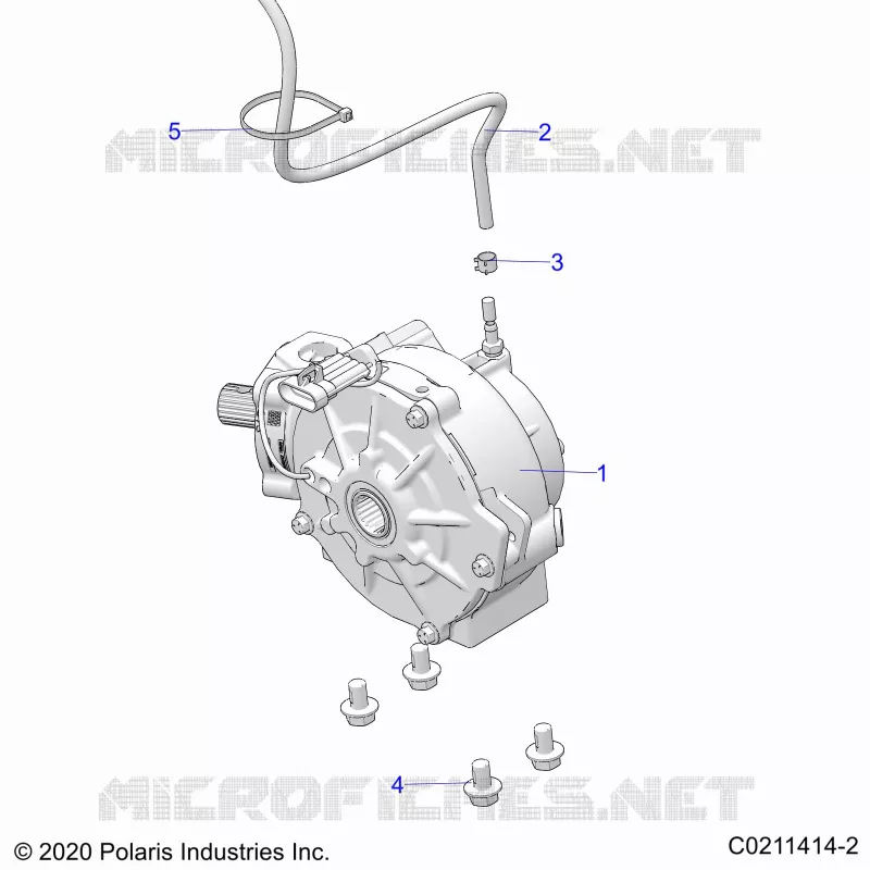 TREN, FRONT GEARCASE MOUNTING