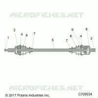 TREN, FRONT HALF SHAFT