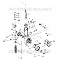 puntal delantero Scrambler W967840 (4935823582B005)