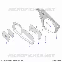 BODY, CLOSE OFF PANEL and ACCESS PANEL