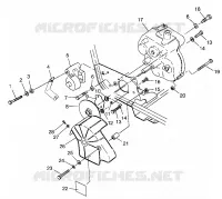 CAJA DE ENGRANAJES Y FRENO DE MONTAJE Trail Boss W97AA25C (4940574057B013)