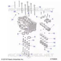 ENGINE, CULATA AND VALVES