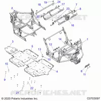 CHASSIS, MAIN FRAME AND ESQUÃD PLATES