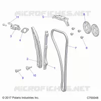 LA CADENA DE LEVAS AND TENSIONER