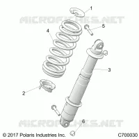 SUSPENSION TRASERA SHOCK MOUNTING