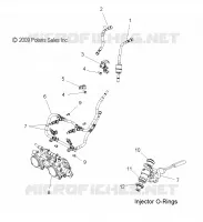 SISTEMA DE COMBUSTIBLE, RAIL, LINES and CUERPO DE MARIPOSA