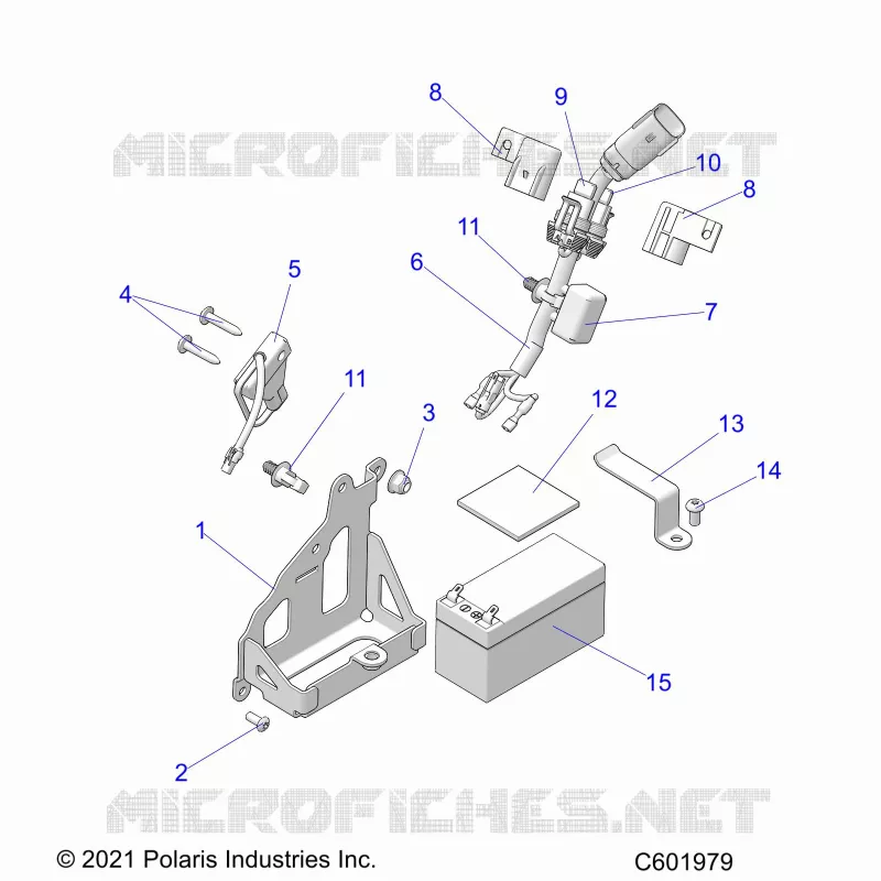 ELECTRICA, BATTERY, MANUAL START POWER UP COMPONENTS
