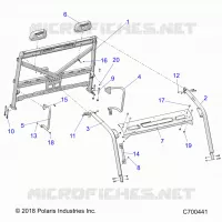 CHASSIS, CAB BASTIDOR
