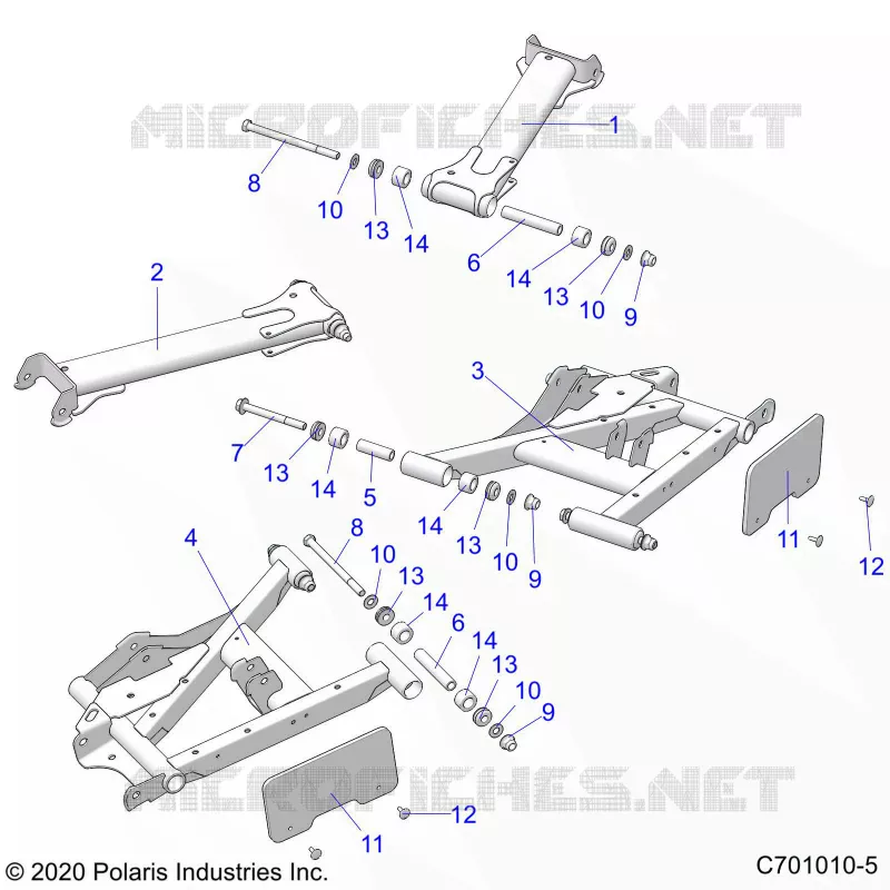 SUSPENSION TRASERA CONTROL ARMS