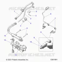 SISTEMA DE COMBUSTIBLE, RAIL, LINES AND THROTTLE BODY