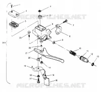 MONTAJE CILINDRO MAESTRO  440 XCR SP X951660 (4932833283B007)