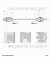 DRIVE TRAIN, HALF EJE TRASERO