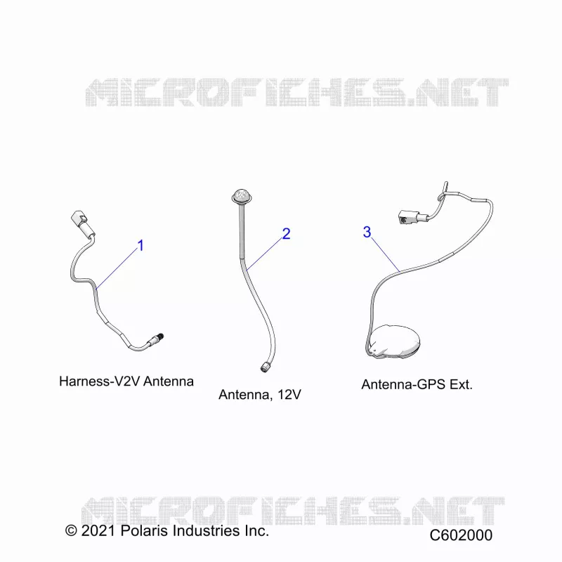 ELECTRICA, GPS HARNESS AND ANTENNA